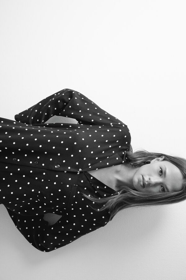 Women'secret Black classic pyjamas polka-dots black