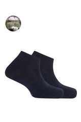 Punto Blanco Pack 2 calcetines tobilleros azul
