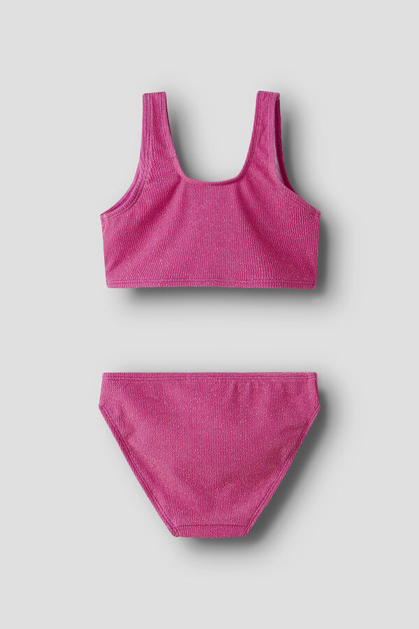 Name it Bikini &agrave; n&oelig;ud brillant pour fille rose