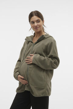 Womensecret Fleece-lined maternity/nursing sweatshirt green