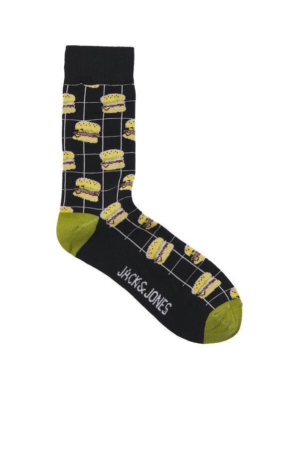 Jack & Jones Pack 3 calcetines con dibujos azul