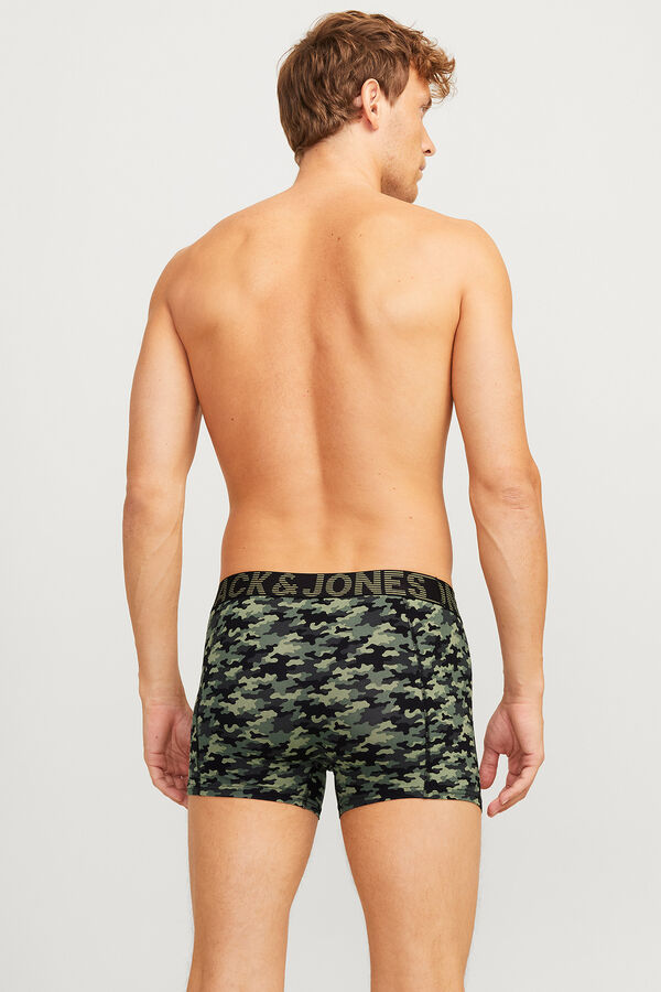 Jack & Jones Pack 3 b&oacute;xers cortos negro