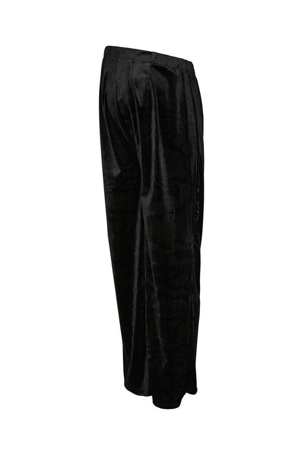 Womensecret Velvet effect maternity trousers noir