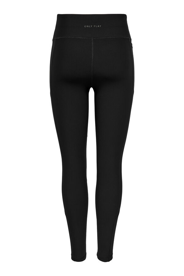 Only Play High waisted leggings with side pocket black