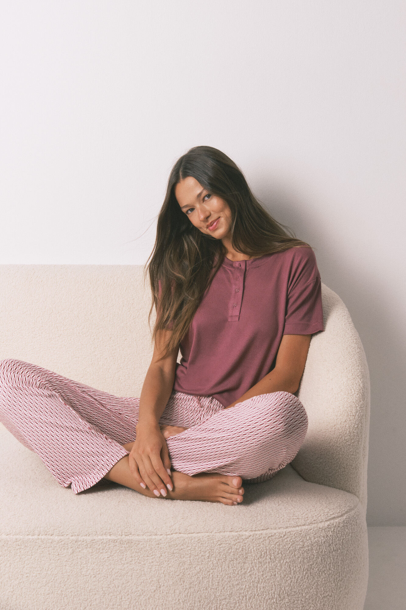 Women'secret Loose fitting short sleeve T-shirt