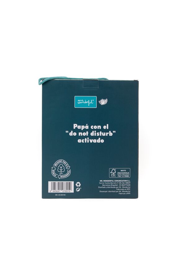 Mr. Wonderful Slippers T 40-46 - Dad OFF / Nap ON printed