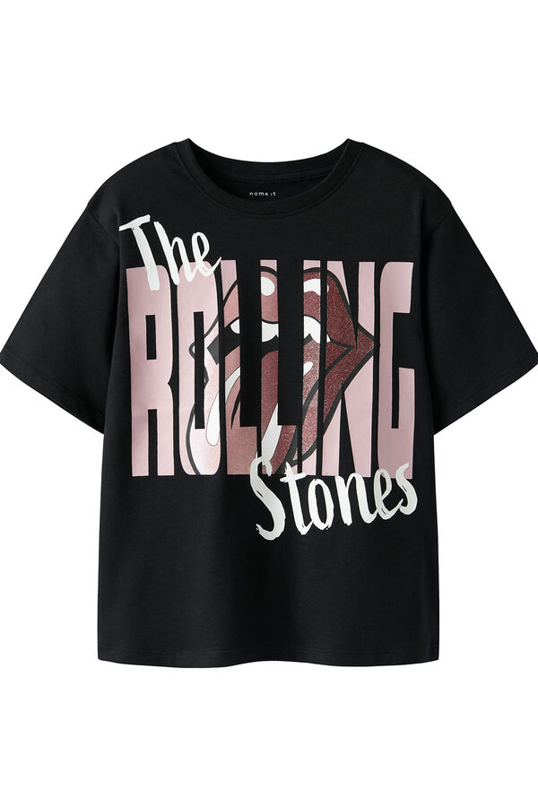 Name it Camiseta Rolling Stone negro