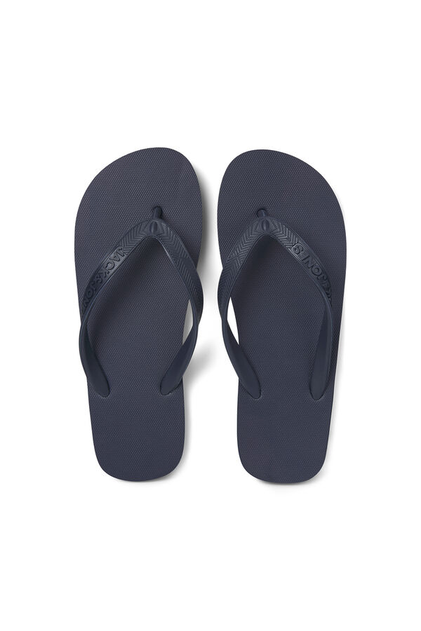 Jack & Jones Logo flip-flop style sandal blue