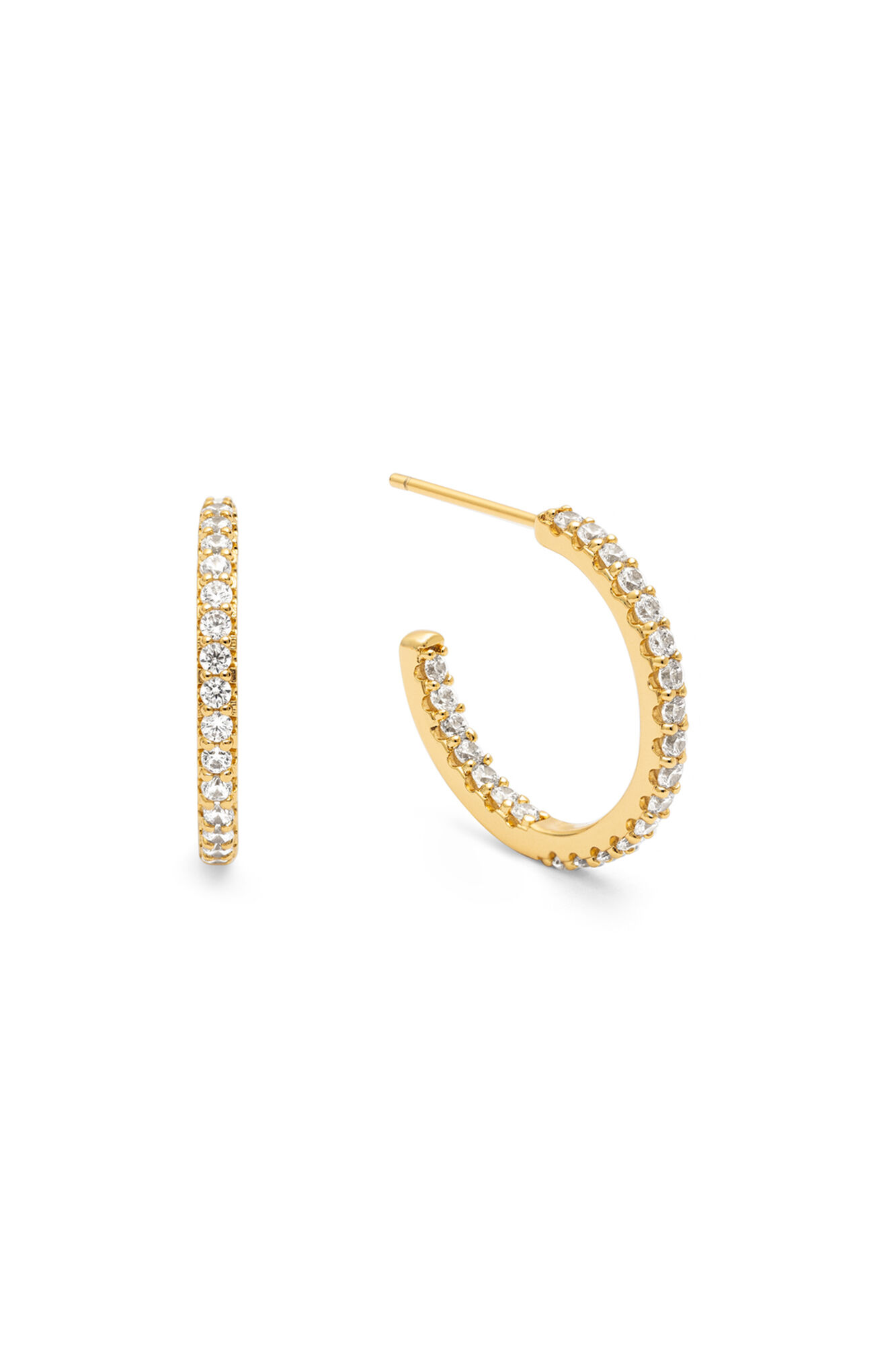 Singularu Pendientes Aro Scarlett S Ba&ntilde;o Oro