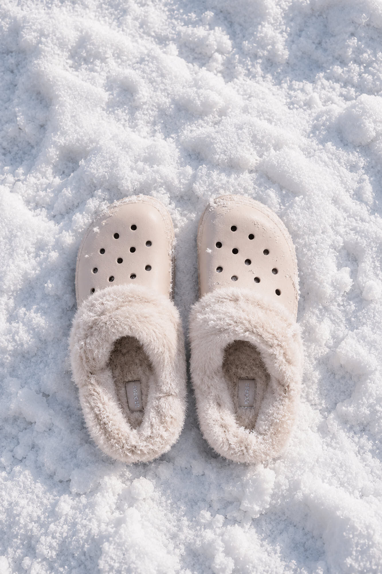 HI&BYE Ecru platform mule slipper