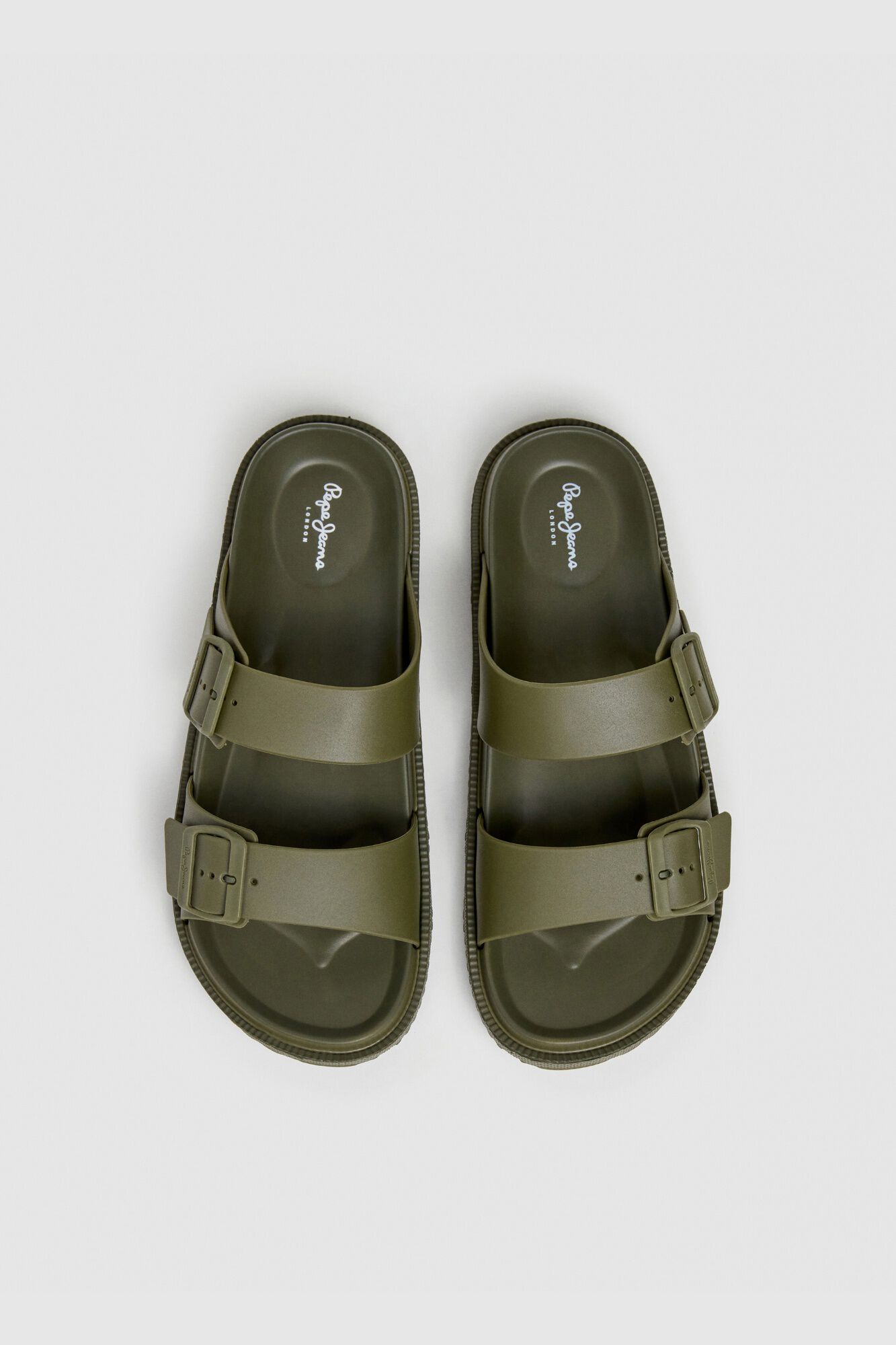 Pepe Jeans Sandalia doble tira militar