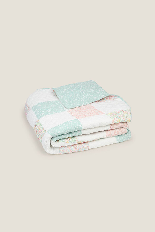 Womensecret Reversible patchwork bedspread rózsaszín
