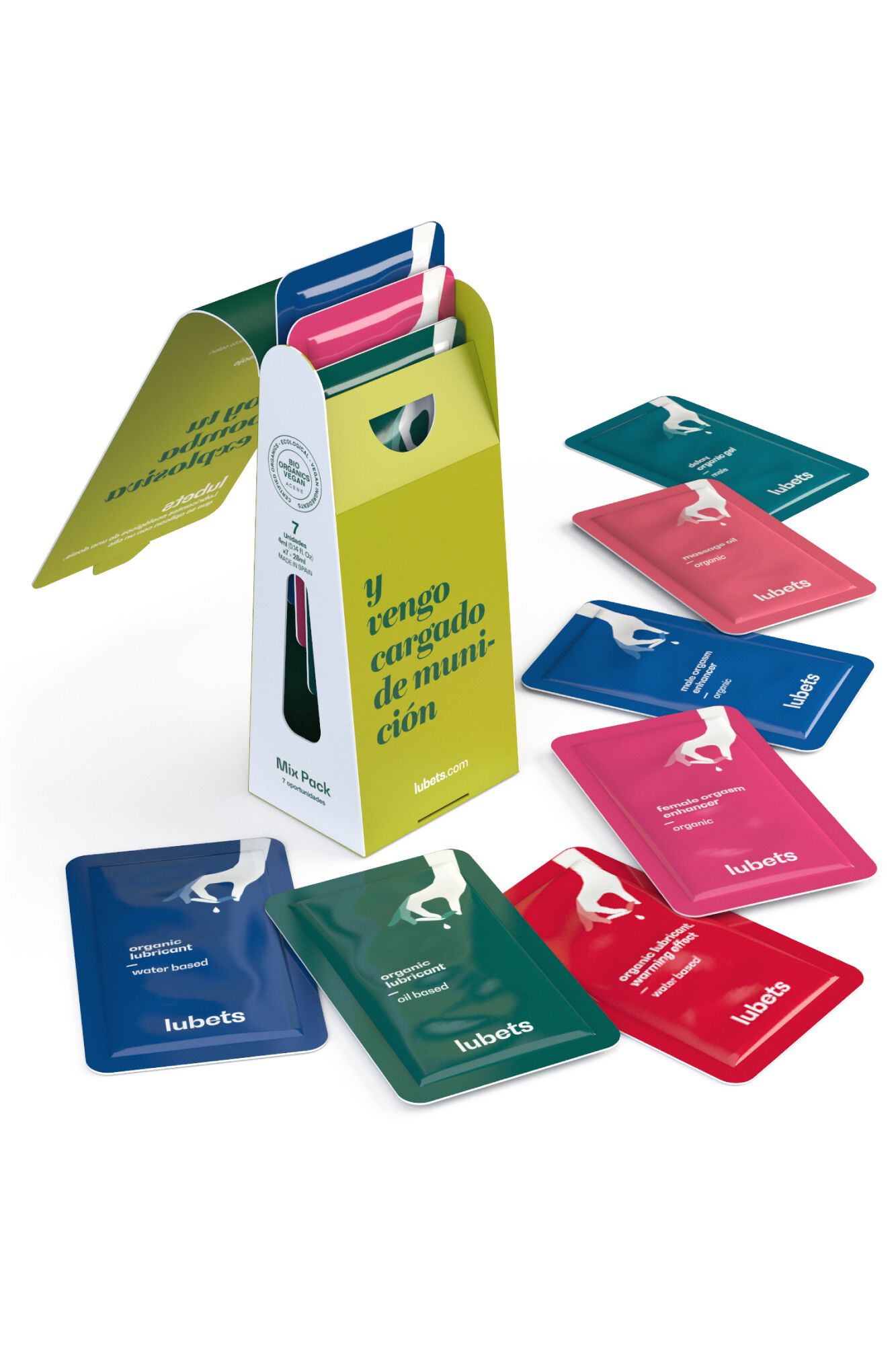 Lubets Mix Pack 7 lubricantes y potenciadores