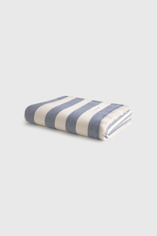 Textura Doppelseitiges Handtuch aus Stoff und Frottee mit Print
