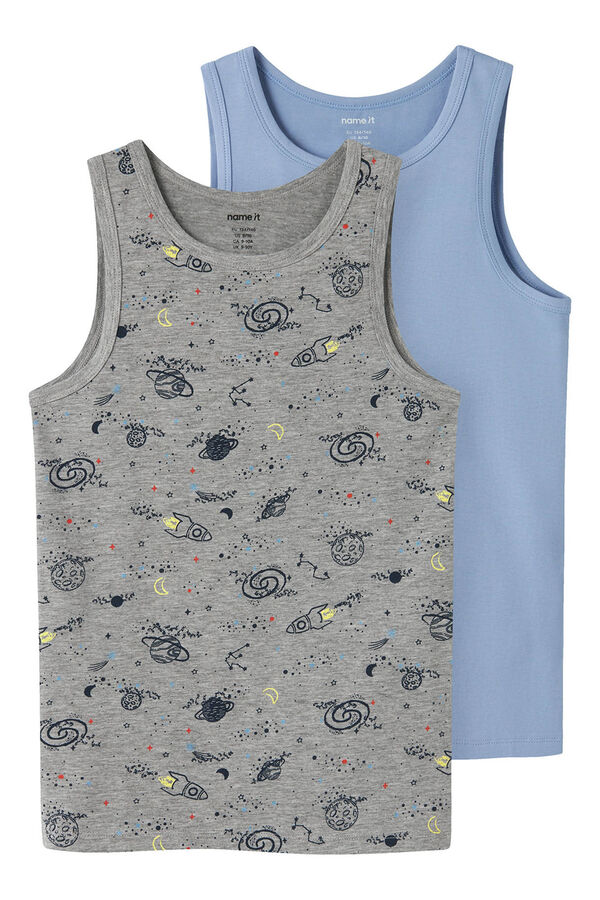 Name it Pack de camiseta interior de ni&ntilde;o gris