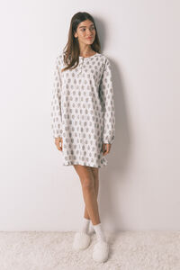 Women'secret Camisa de dormir curta algod&atilde;o floral