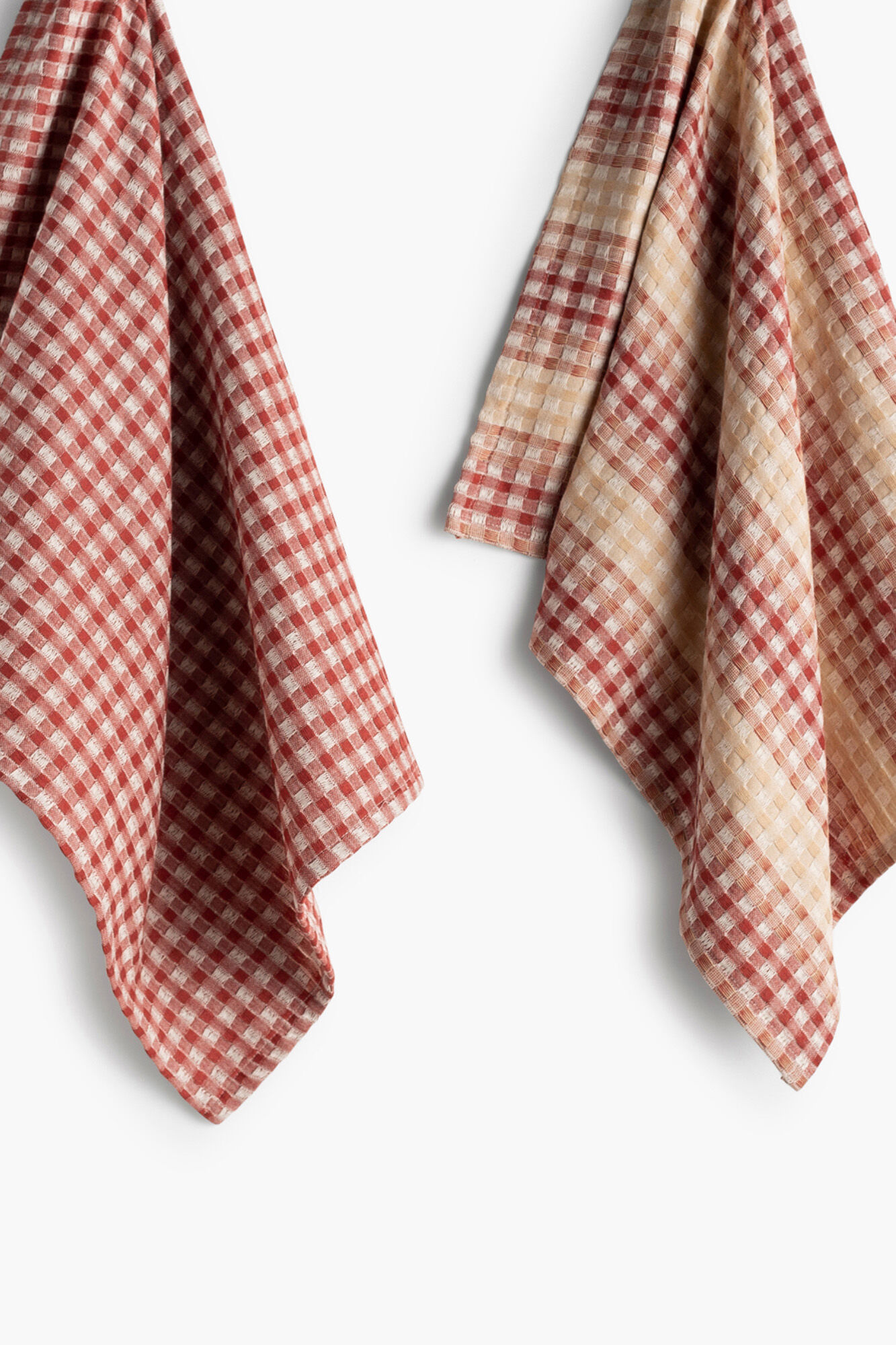 Calma House K&uuml;chent&uuml;cher (2er-Set) Ibiza 50x70 Erdfarben