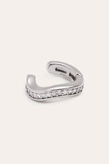 Singularu Pendiente Suelto Ear Cuff Hailey gris