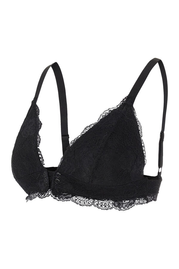 Womensecret Lace maternity and nursing bra noir