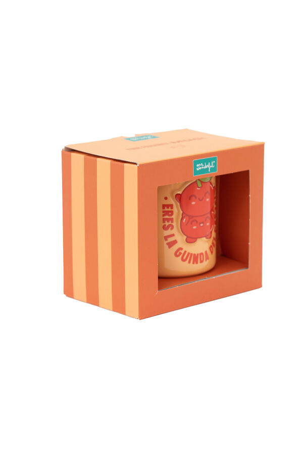 Mr. Wonderful 3D Cherry Mug - You're the icing on the pastel printed