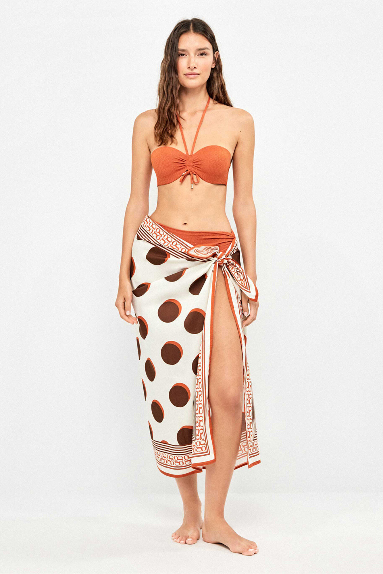 Gisela Bedruckter Pareo-Rock aus 100% Baumwolle