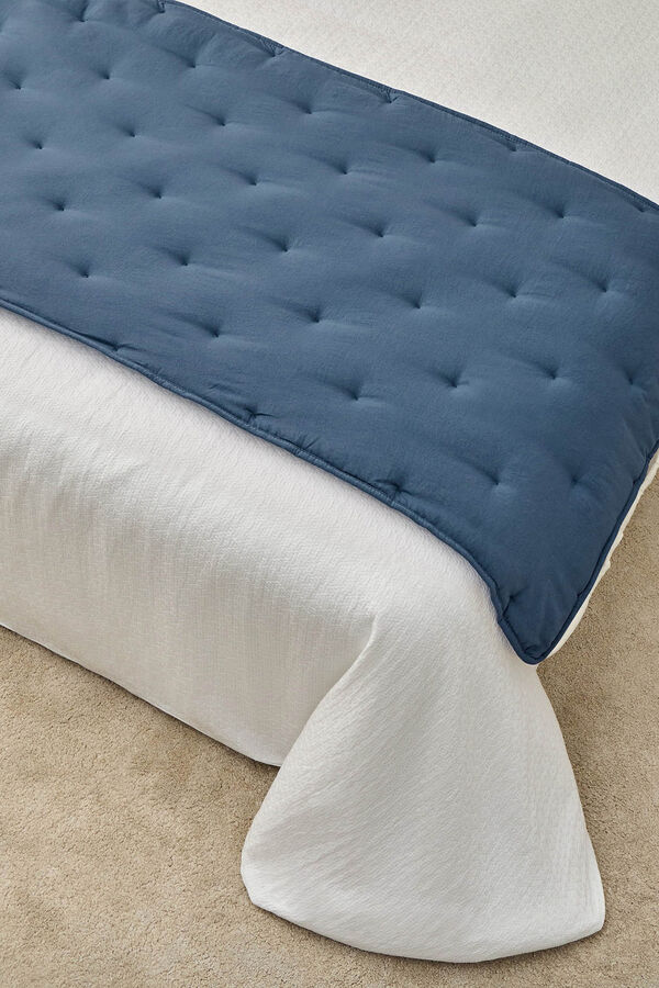 Textura Topper acolchado puntos rosa