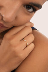 Singularu Anillo Peak Scarlett Colors Plata Ba&ntilde;o Oro amarillo