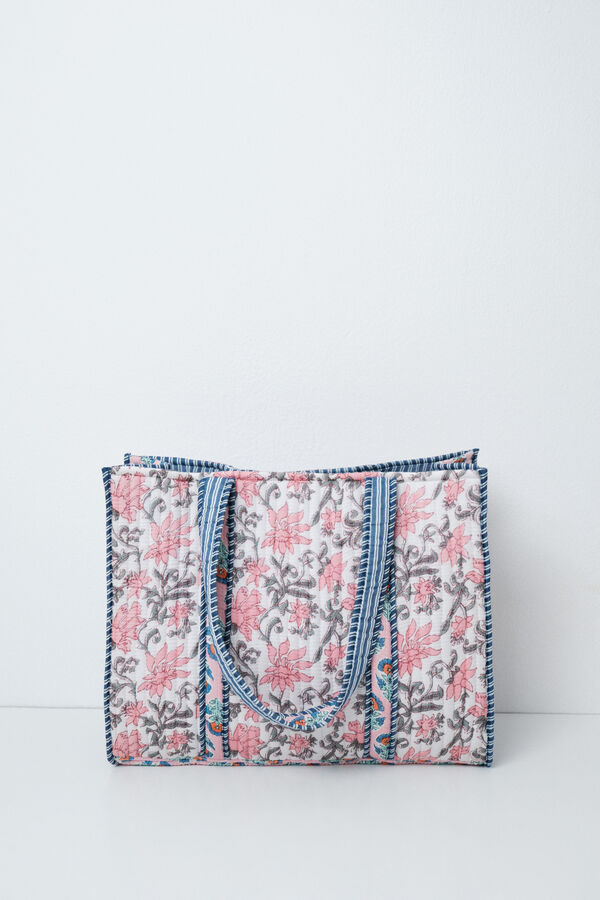 Women'secret Floral print beach shopper bag printed