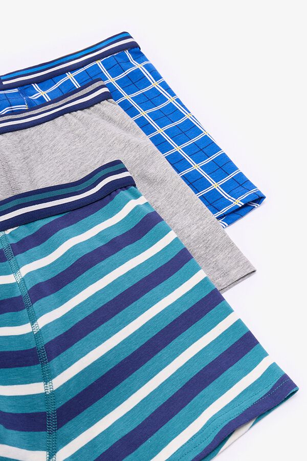Penti Striped and plaid 3-pack boxers printed