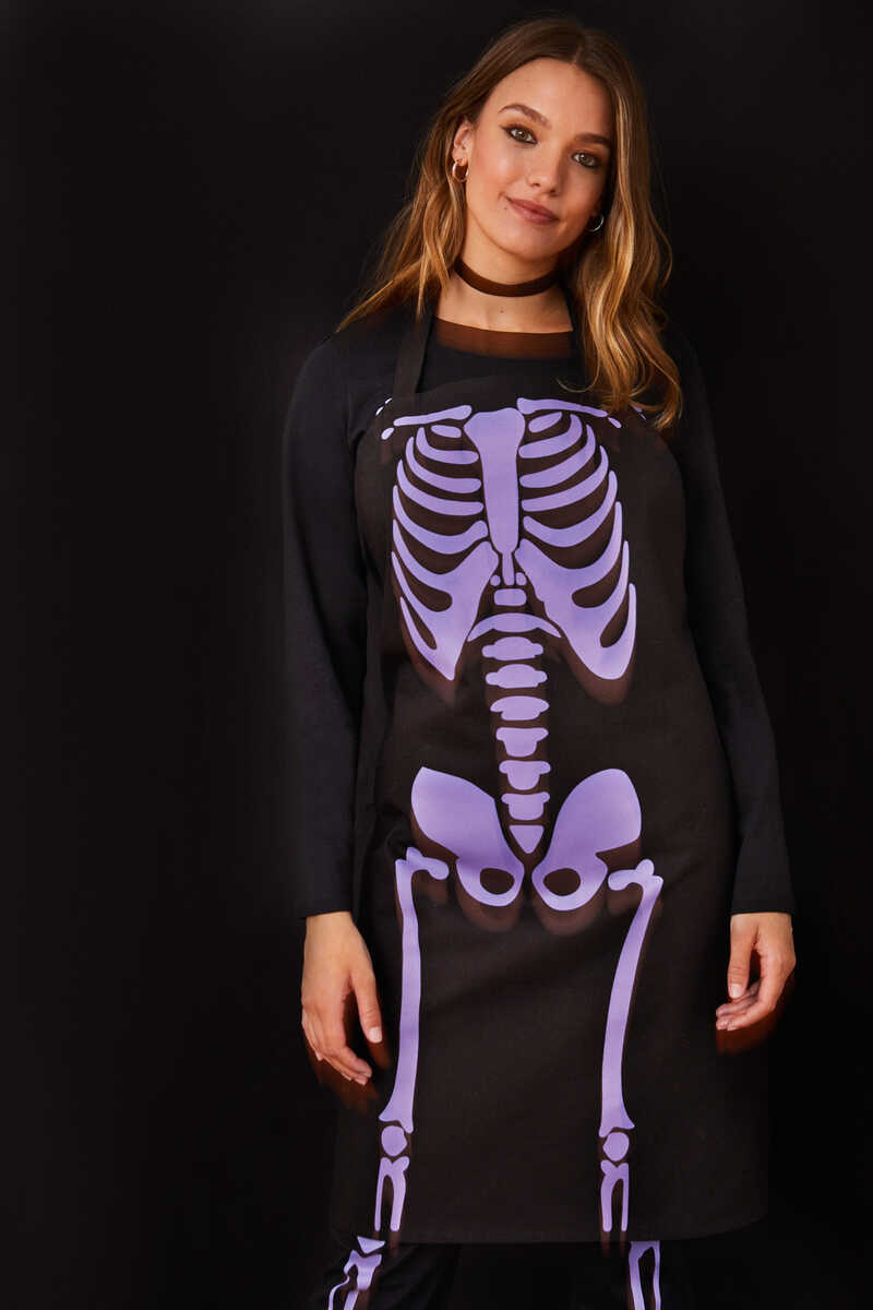 Womensecret Black skeleton apron black