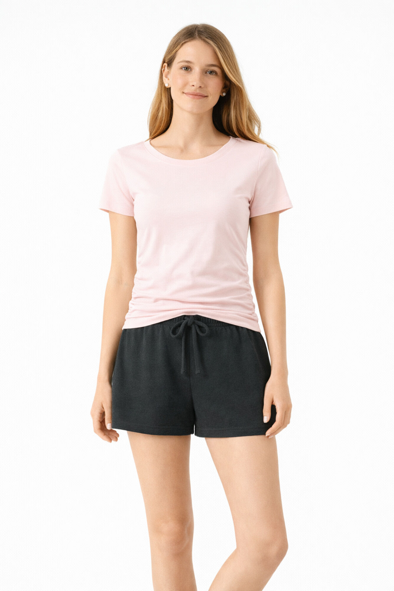 Lmtd Camiseta de manga corta con fruncido