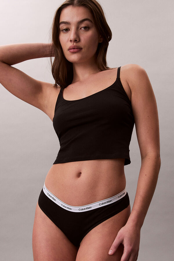 Calvin Klein Animal print pack of 3 Brazilian panties nude