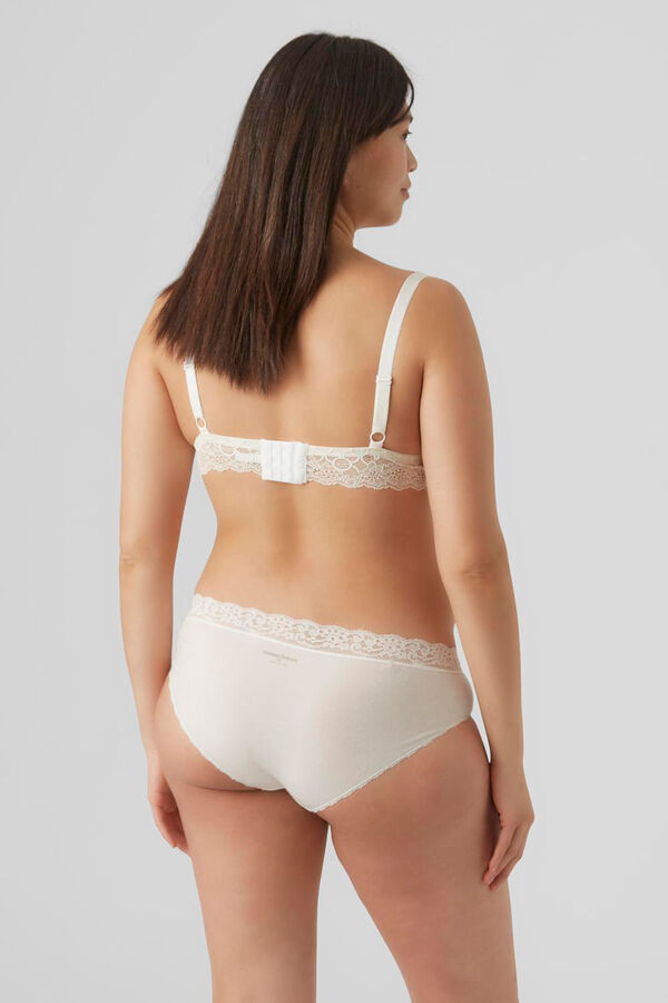 Mamalicious Pacote de calcinhas maternity tencel branco