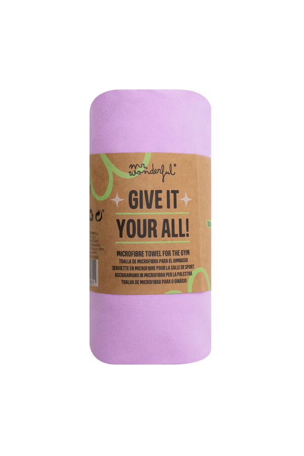 Mr. Wonderful Toalha de gin&aacute;sio de microfibra - Nada pode me impedir estampado