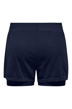 Womensecret Shorts de entrenamiento combinado azul
