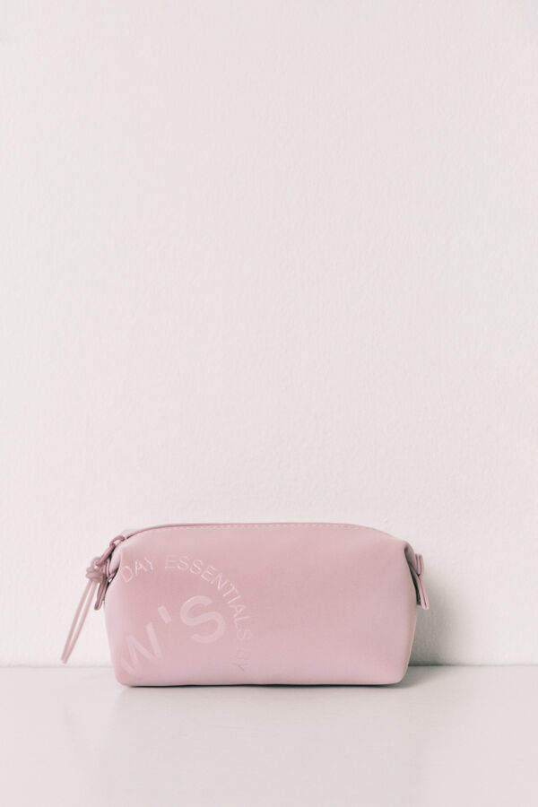 Women'secret Pink zip vanity case pink
