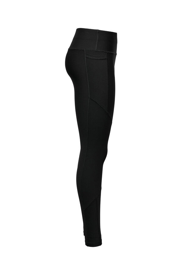 Womensecret Long stretch leggings fekete