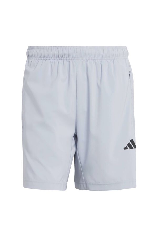 Adidas Short technique &agrave; logo gris