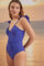 Womensecret Blue slimming swimsuit blue