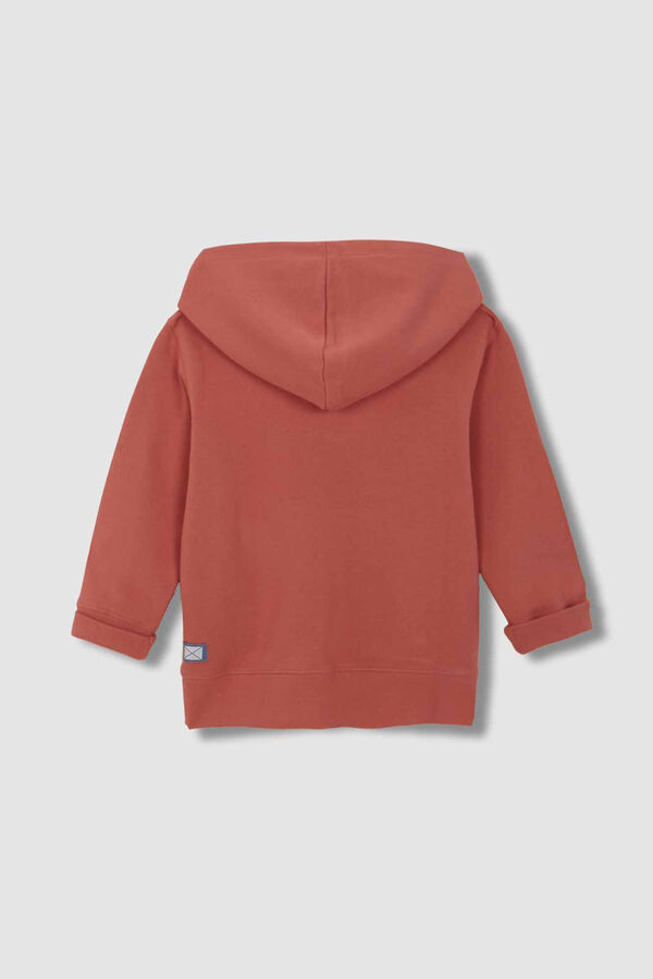 Womensecret Sudadera Gráfico Geométrico Rosa coral