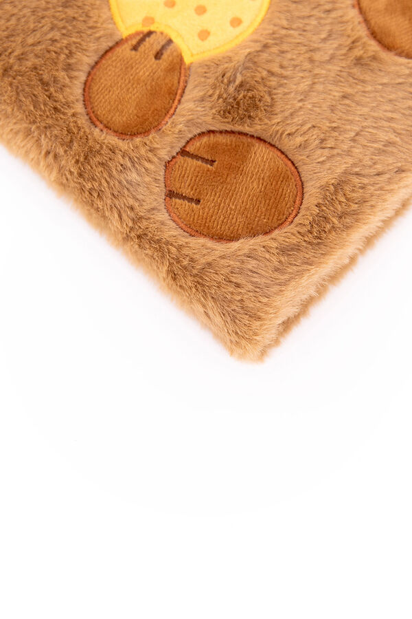 Mr. Wonderful A5 plush notebook - Capybara printed