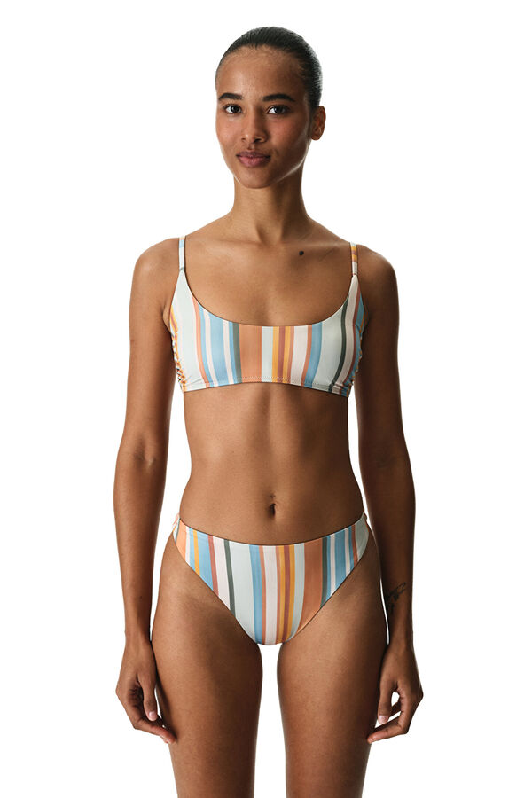 Penti Braga de bikini cl&aacute;sica rayas estampado