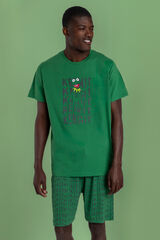 Admas Disney Kermit Letters Short Pajamas vert