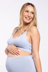 Womensecret Seamless maternity nursing bra kék