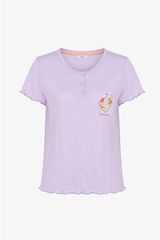 Penti Ensemble pyjama court vichy Maman rose