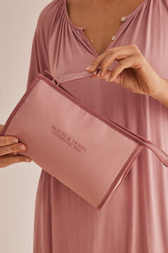 Womensecret Toaletna torbica srednje veličine s color block efektom Ružičasta