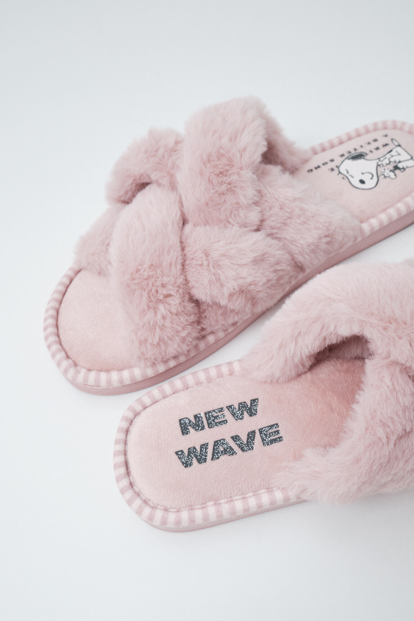 Women'secret Rosa Snoopy Pl&uuml;sch-Hausschuhe
