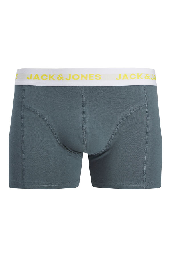 Jack & Jones Pack 3 b&oacute;xer combinado logo gris