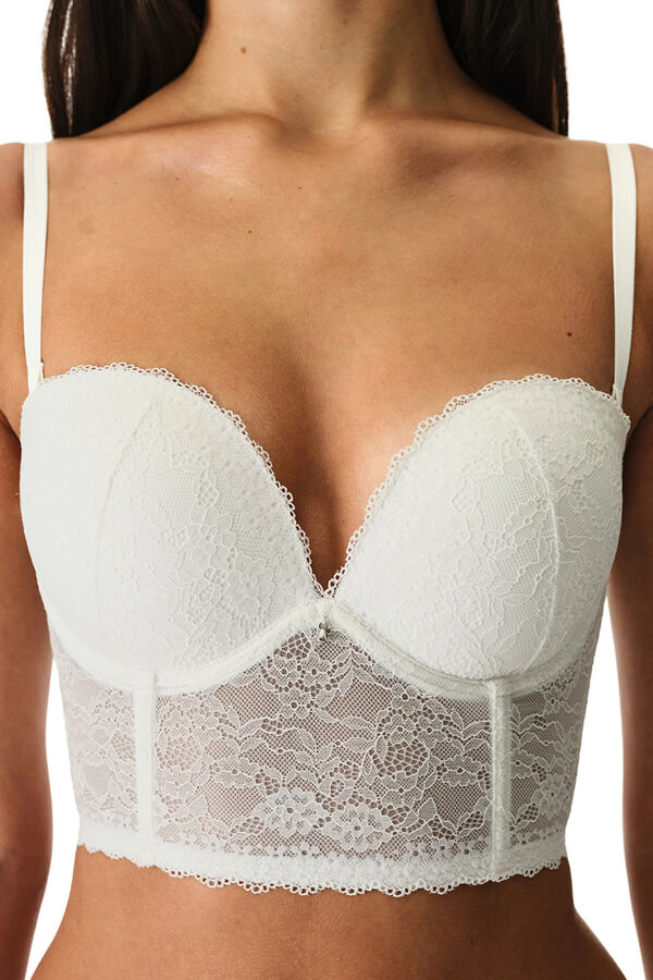 Penti Off White Lace Slip beige