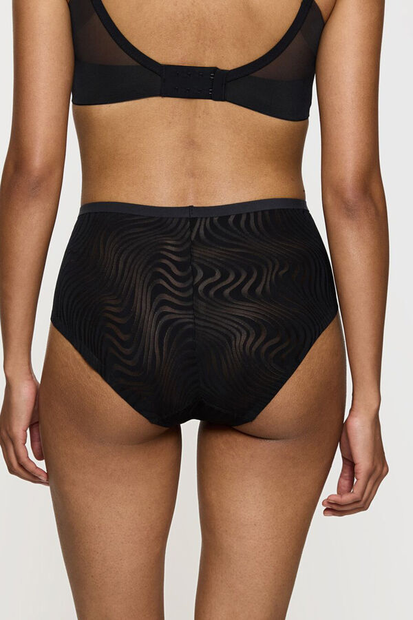 Triumph High waisted panties Crna
